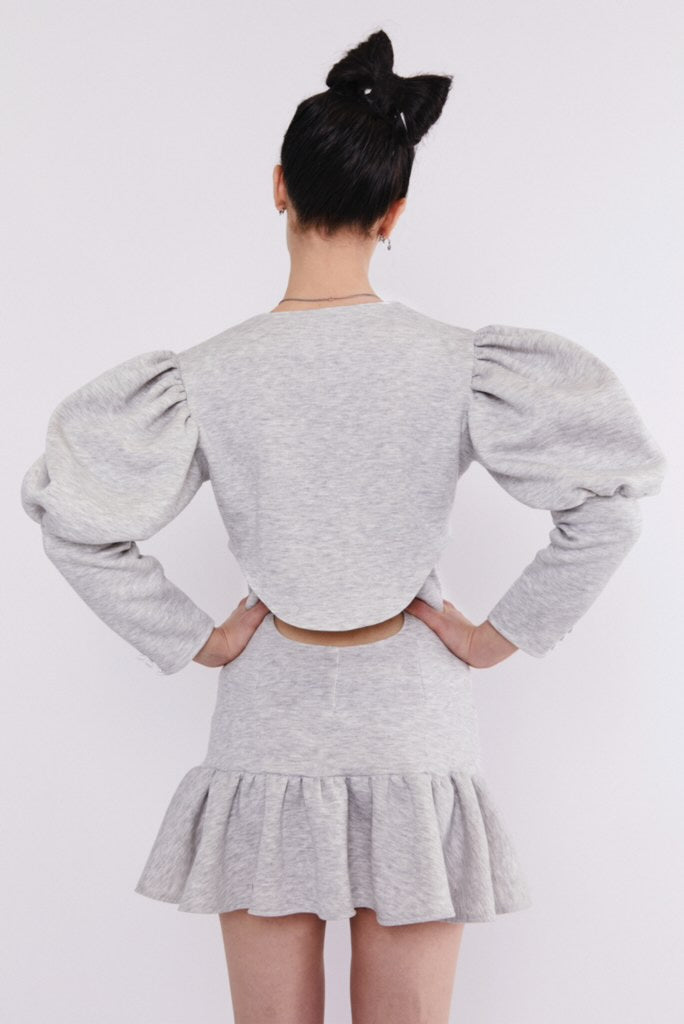 The Puff Sleeve Bolero (Sweatshirt Fleece)