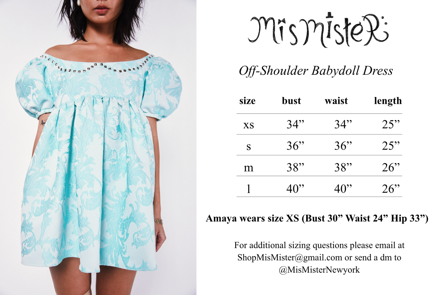 Off-Shoulder Babydoll Dress