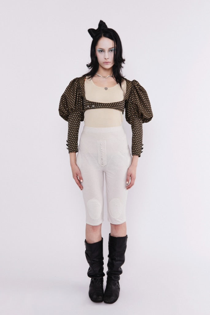 The Puff Sleeve Bolero (Polka Dot)