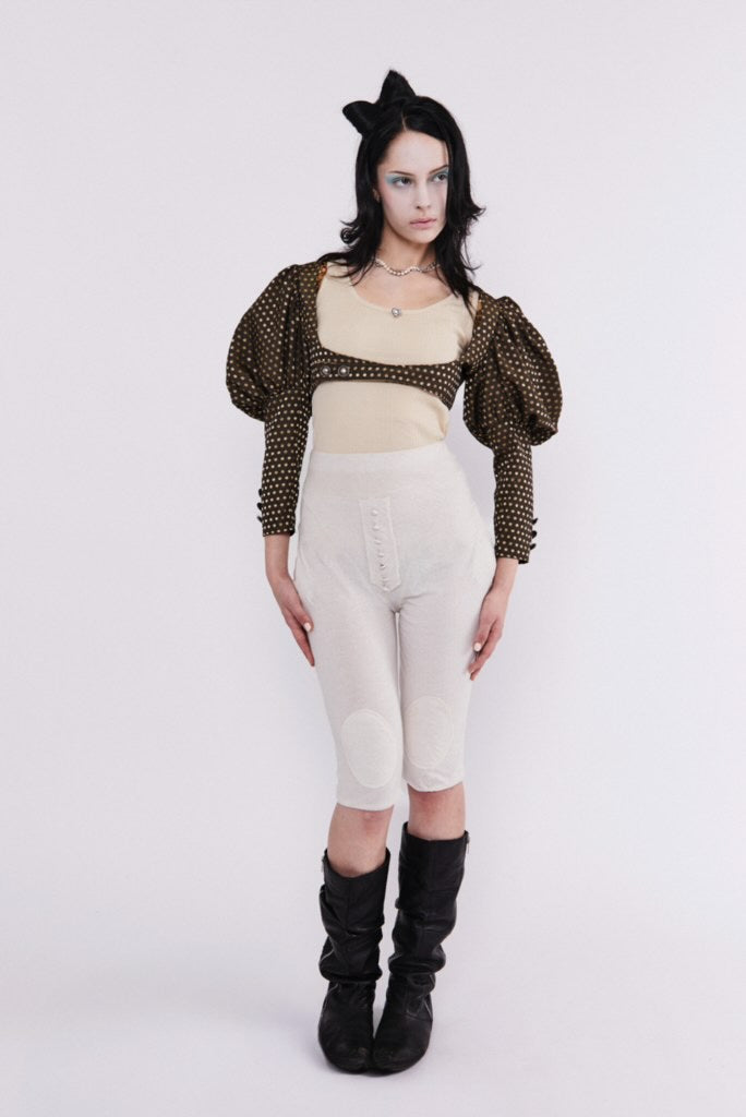 The Puff Sleeve Bolero (Polka Dot)