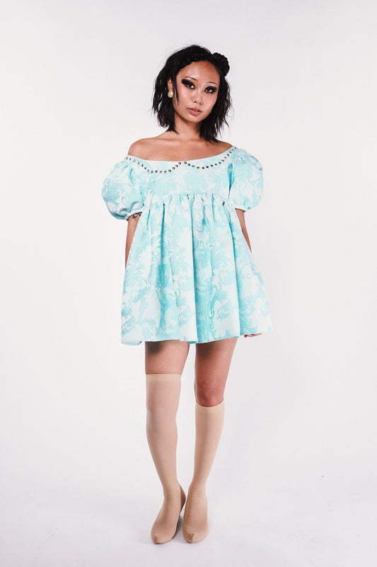 Off-Shoulder Babydoll Dress