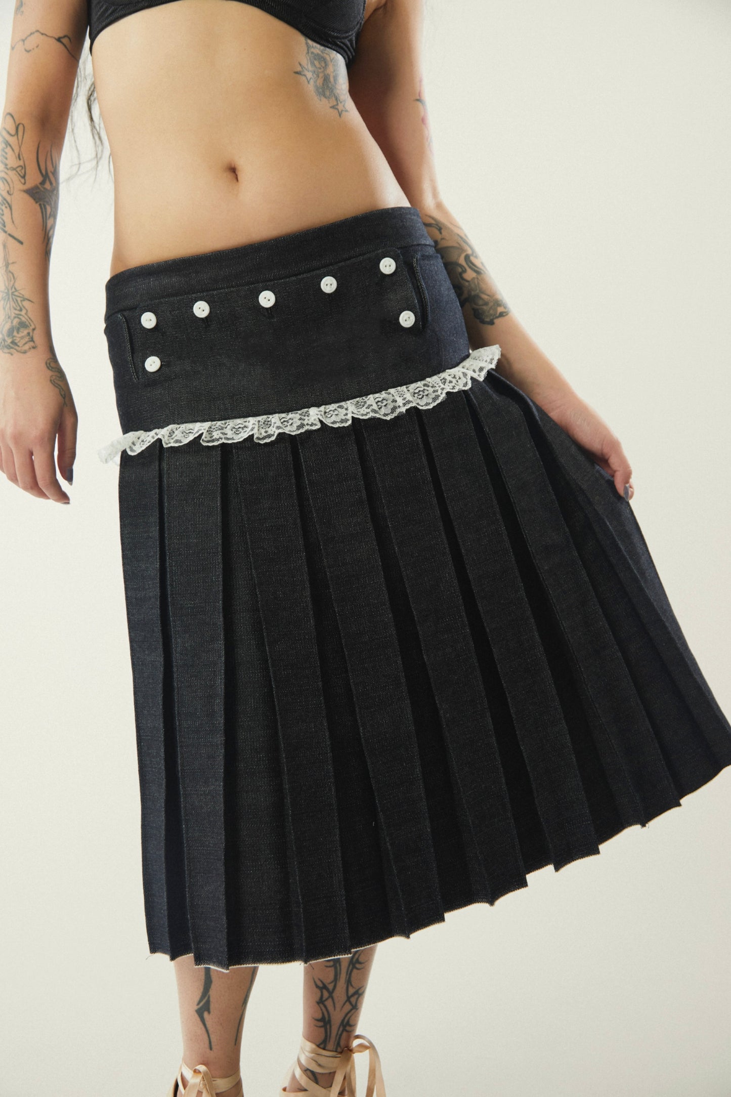 The Denim Sailor Skirt