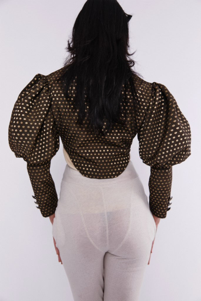 The Puff Sleeve Bolero (Polka Dot)