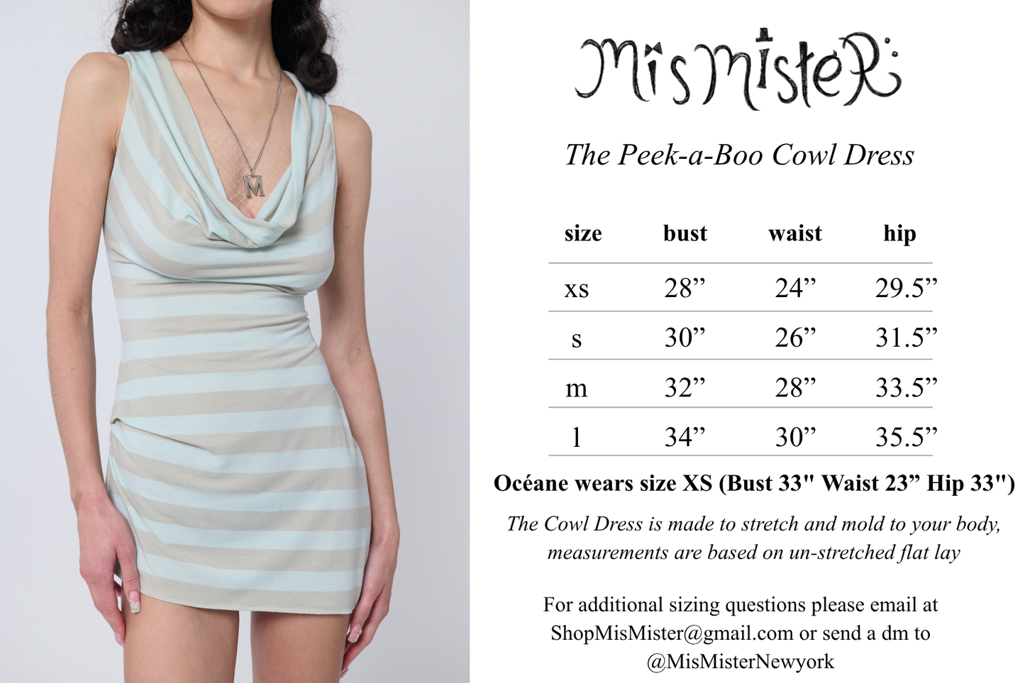 The Peek-a-Boo Cowl Dress